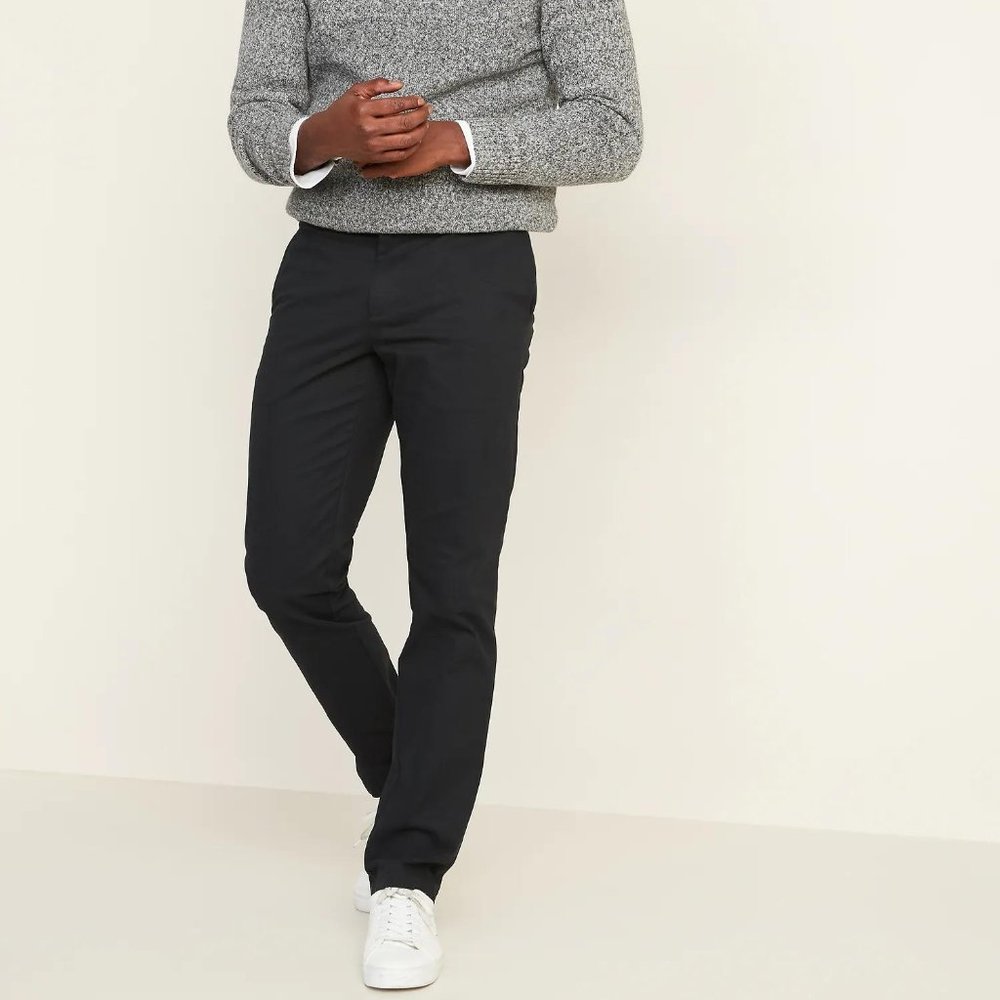 Old Navy Slim Uniform Non-Stretch Chino Pants for Men - Picture 3 of 3